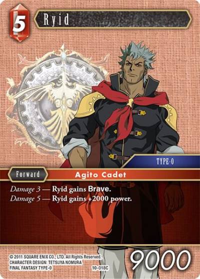 Ryid 10-018C Opus X Final Fantasy card