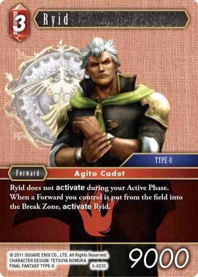 Ryid 5-023C Opus V Final Fantasy card