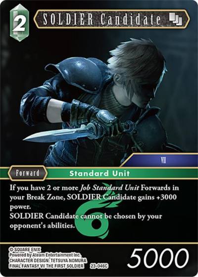 SOLDIER Candidate 23-046C Hidden Trials Final Fantasy card