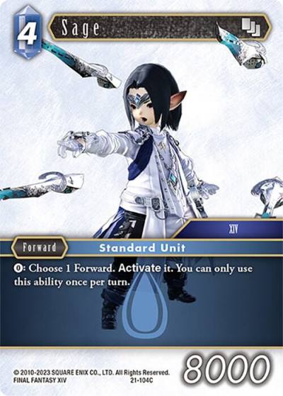 Sage 21-104C Beyond Destiny Final Fantasy card