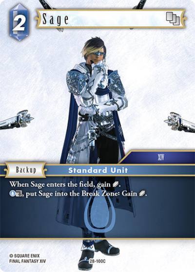 Sage 28-100C Dreamlike Oceans Final Fantasy card