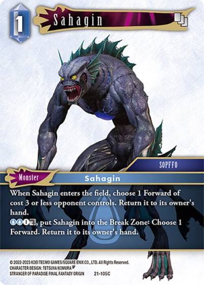 Sahagin 21-105C Beyond Destiny Final Fantasy card