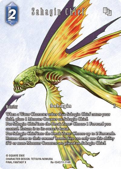 Sahagin Chief Full Art Re-154C/11-114R Legacy Collection Final Fantasy card
