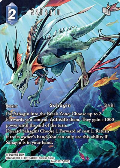 Sahagin Full Art Re-153C/7-110C Legacy Collection Final Fantasy card