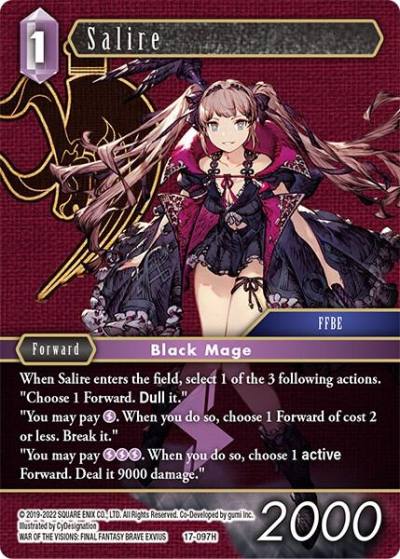 Salire 17-097H Rebellion's Call Final Fantasy card
