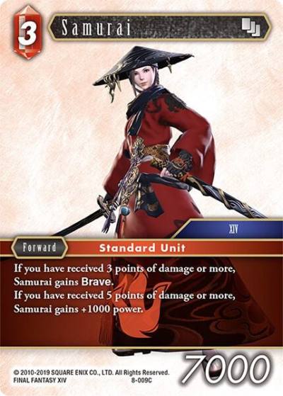 Samurai 8-009C Opus VIII Final Fantasy card