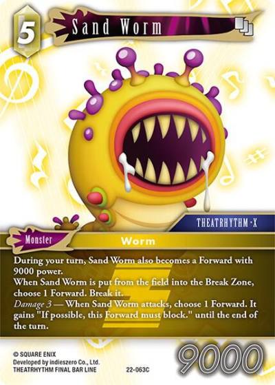 Sand Worm 22-063C Hidden Hope Final Fantasy card