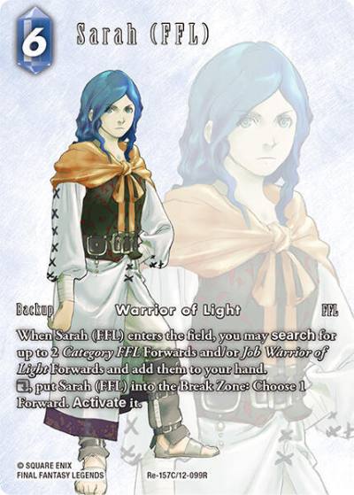 Sarah FFL Full Art Re-157C/12-099R Legacy Collection Final Fantasy card
