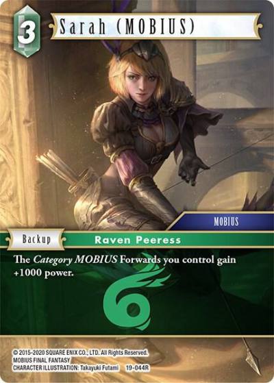 Sarah MOBIUS 19-044R From Nightmares Final Fantasy card
