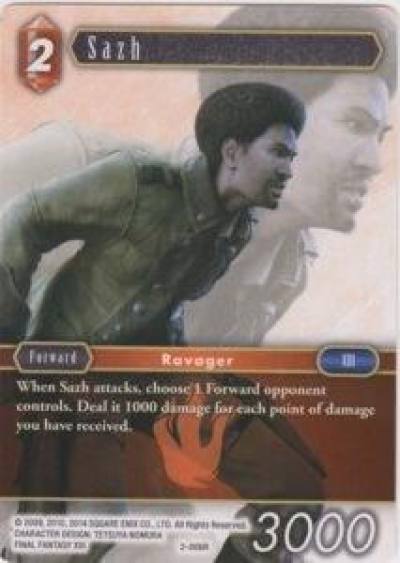 Sazh Alternate Art Promo PR-007/2-006R FF: Promo Cards Final Fantasy card