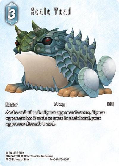 Scale Toad Full Art Re-044C/8-034R Legacy Collection Final Fantasy card
