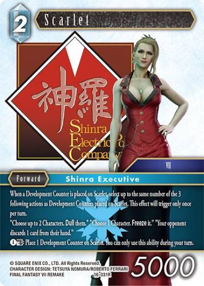Scarlet 16-031R Emissaries of Light Final Fantasy card