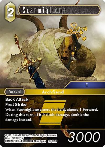 Scarmiglione 13-059H Opus XIII: Crystal Radiance Final Fantasy card