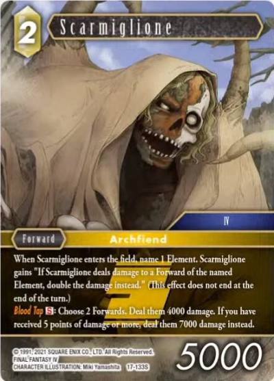Scarmiglione 17-133S Rebellion's Call Final Fantasy card