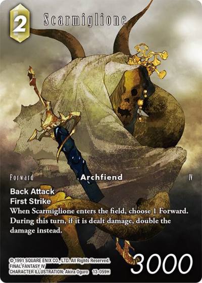 Scarmiglione Full Art 13-059H Opus XIII: Crystal Radiance Final Fantasy card