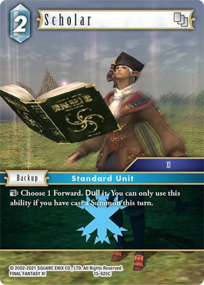 Scholar 15-025C Crystal Dominion Final Fantasy card