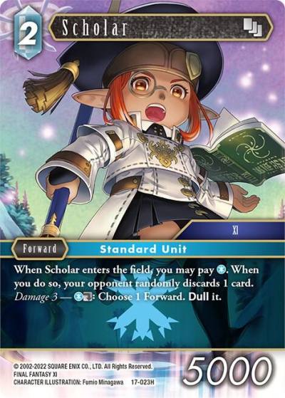 Scholar 17-023H Rebellion's Call Final Fantasy card