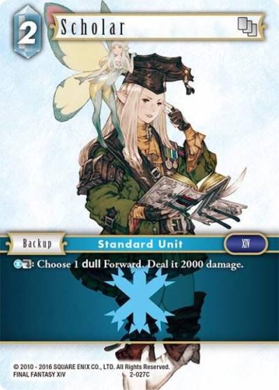 Scholar 2-027C Opus II Final Fantasy card