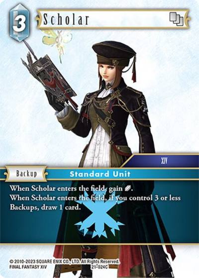 Scholar 21-024C Beyond Destiny Final Fantasy card