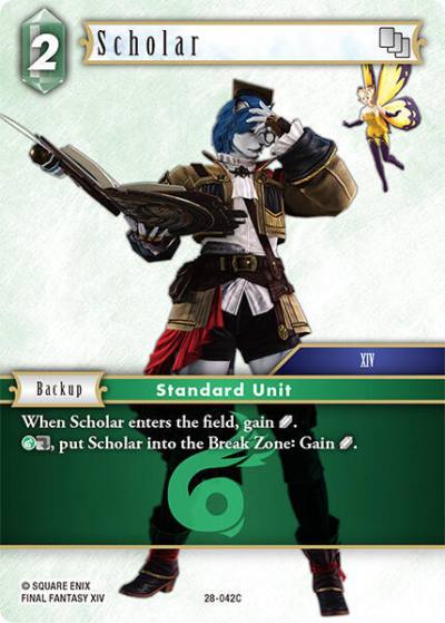 Scholar 28-042C Dreamlike Oceans Final Fantasy card