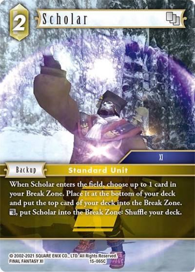 Scholar 65 15-065C Crystal Dominion Final Fantasy card