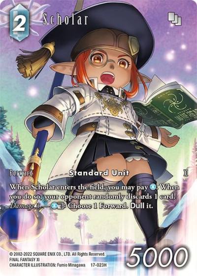 Scholar Full Art 17-023H Rebellion's Call Final Fantasy card