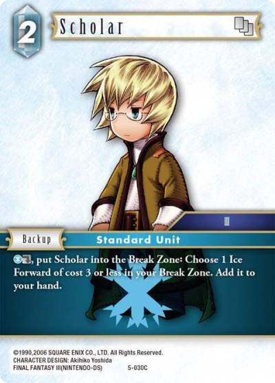Scholar Ingus 5-030C Opus V Final Fantasy card