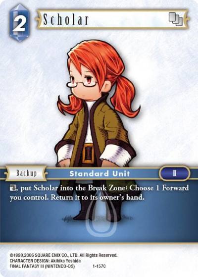Scholar Refia 1-157C Opus I Final Fantasy card