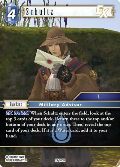 Schultz EX 27-100R Journey of discovery Final Fantasy card