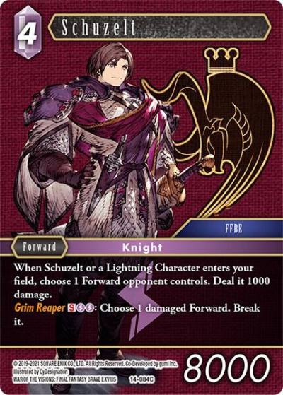 Schuzelt 14-084C Opus XIV: Crystal Abyss Final Fantasy card