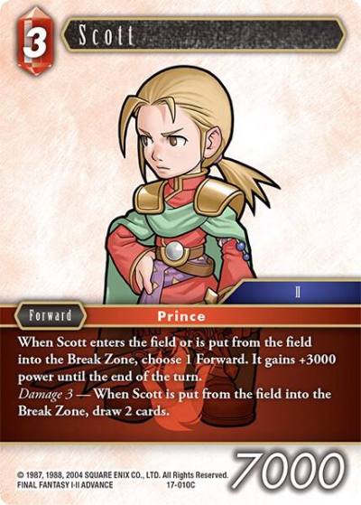 Scott 17-010C Rebellion's Call Final Fantasy card