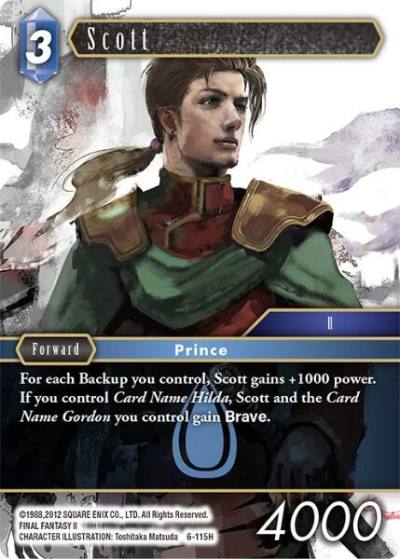 Scott 6-115H Opus VI Final Fantasy card