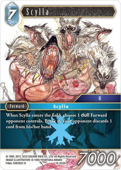 Scylla 10-032H Opus X Final Fantasy card