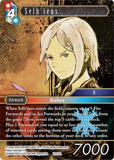 Selhteus 12-112L Opus XII Final Fantasy card