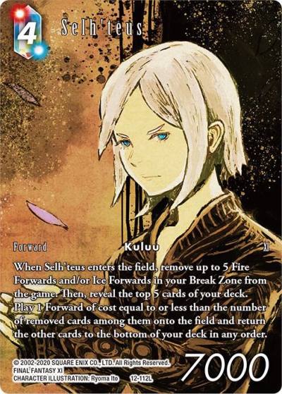 Selhteus Full Art 12-112L Opus XII Final Fantasy card