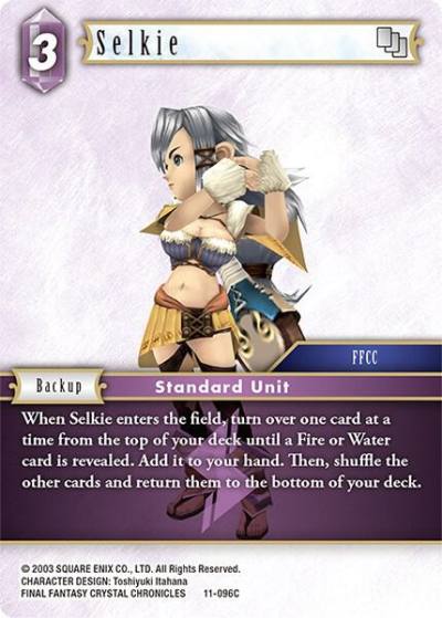 Selkie 11-096C Opus XI Final Fantasy card