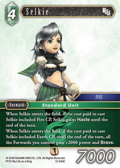 Selkie 13-044C Opus XIII: Crystal Radiance Final Fantasy card
