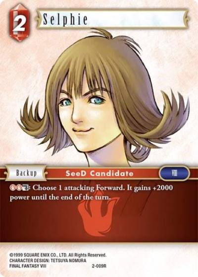 Selphie 2-009R Opus II Final Fantasy card
