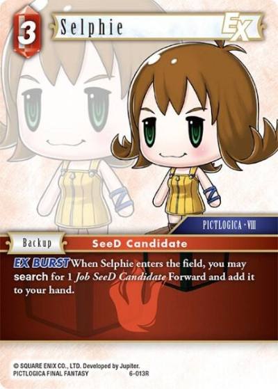 Selphie 6-013R Opus VI Final Fantasy card