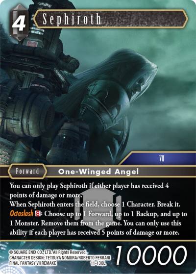 Sephiroth 11-130L Opus XI Final Fantasy card