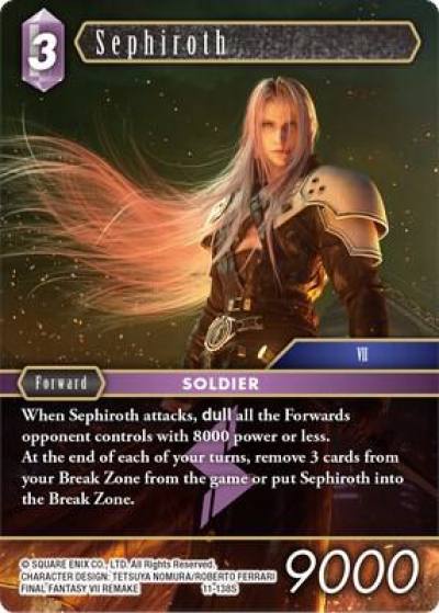 Sephiroth 11-138S Opus XI Final Fantasy card