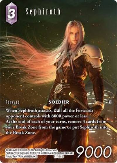 Sephiroth Full Art 11-138S Opus XI Final Fantasy card