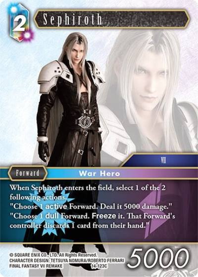 Sephiroth 14-123C Opus XIV: Crystal Abyss Final Fantasy card