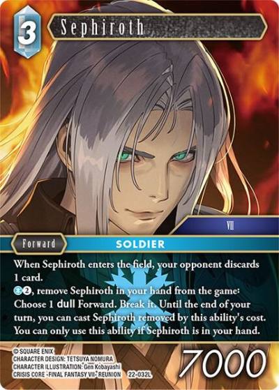 Sephiroth 22-032L Hidden Hope Final Fantasy card