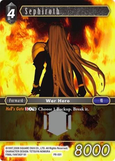 Sephiroth PR-001 FF: Promo Cards Final Fantasy card