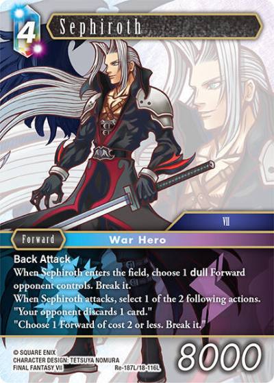 Sephiroth Re-187L/18-116L Legacy Collection Final Fantasy card
