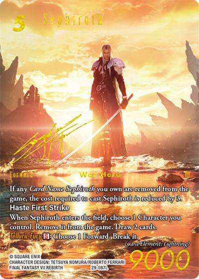 Sephiroth (Signature) 29-087L Blissful Eternity Final Fantasy card