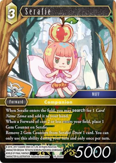 Serafie 18-058R Resurgence of Power Final Fantasy card