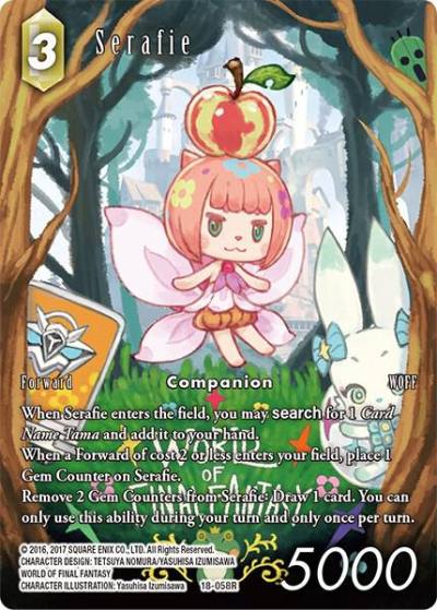 Serafie Full Art 18-058R Resurgence of Power Final Fantasy card