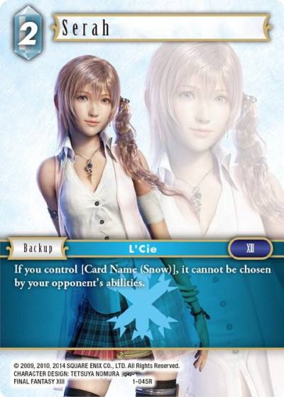 Serah 1-045R Opus I Final Fantasy card